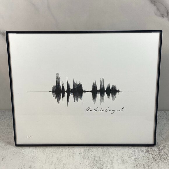 Bless The Lord, O My Soul Soundwave 8x10 Contemporary Frame - Picture 1 of 4